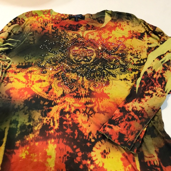 Lots of color and rinestones size1x - Picture 1 of 3